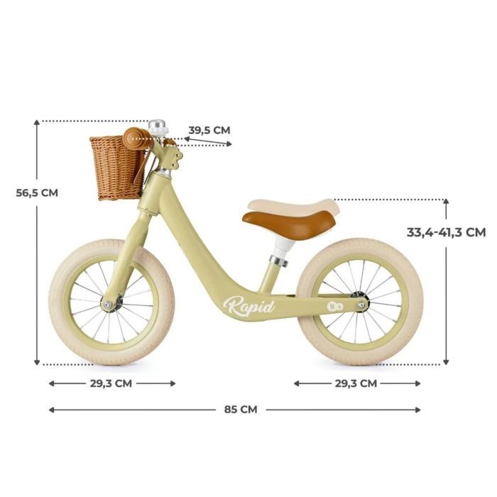 Беговел Kinderkraft Rapid 2 Savannah Green (KRRAPI02GRE0000) (5902533924882) изображение 7