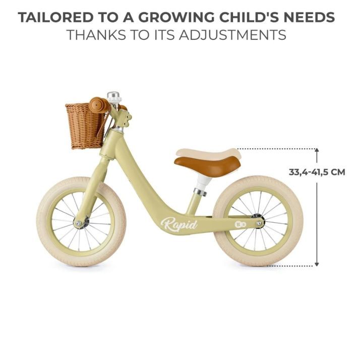 Беговел Kinderkraft Rapid 2 Savannah Green (KRRAPI02GRE0000) (5902533924882) изображение 9
