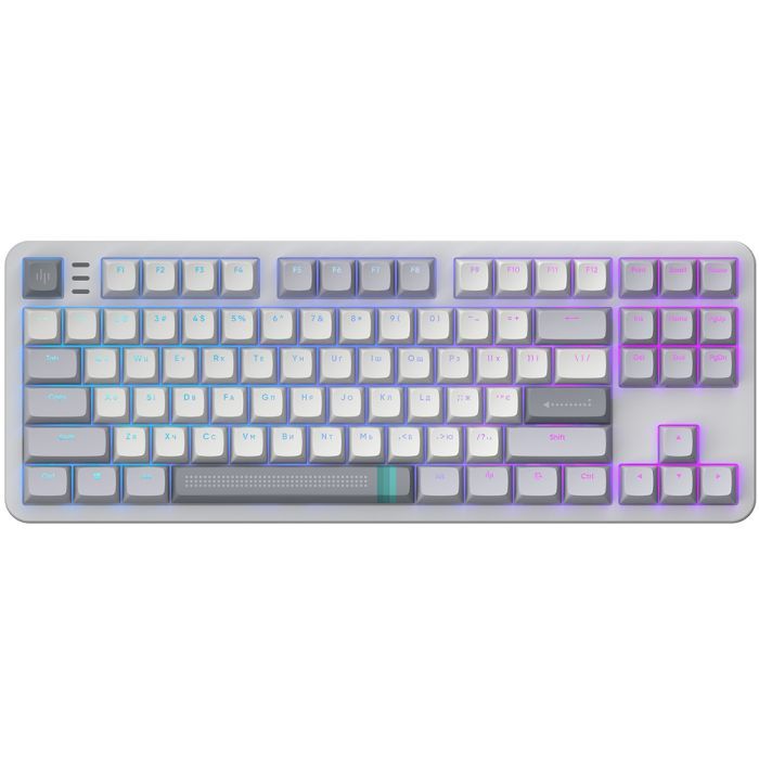 Клавиатура Dark Project ALU87 Daylight ABS RGB Mech G3MS Zircon White/Grey (DPKB_DAYLIGHT_87_ANSI_UA) изображение 2