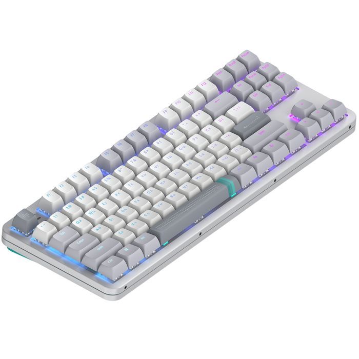 Клавиатура Dark Project ALU87 Daylight ABS RGB Mech G3MS Zircon White/Grey (DPKB_DAYLIGHT_87_ANSI_UA) изображение 4