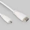 Додаткове обладнання для Мікро ПК Raspberry Pi Кабель microHDMI-HDMI для Raspberry Pi 2м офіційний білий (SC0531) зображення 2