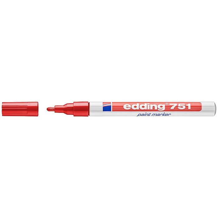 Маркер Edding Paint 1-2 мм круглый черный (e-751/01)