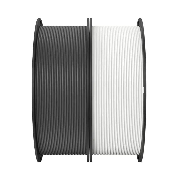 Пластик для 3D-принтера Creality PLA 2x1кг, 1.75мм, white+black (3301010337) зображення 4