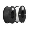 Пластик для 3D-принтера Creality PLA 2x1кг, 1.75мм, white+black (3301010337)