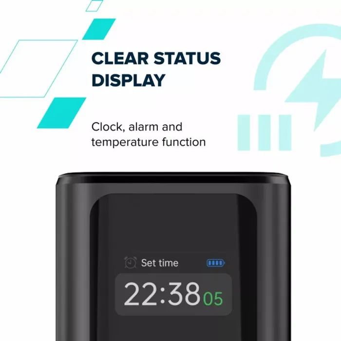 Батарея универсальная Canyon 10000mAh OnPower 130 TFT PD/30W Dark Grey (CNS-CPB130DG) изображение 9