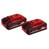 Акумулятор до електроінструменту Einhell Twinpack PXC Plus, 18В, 2х4Ah, 1.25кг (4511629) зображення 2