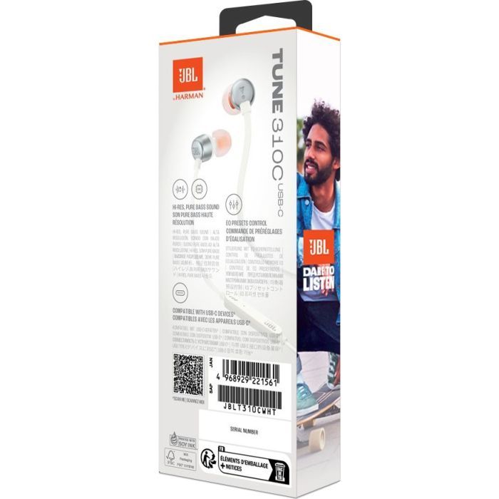 Наушники JBL Tune 310C USB-C Blue (JBLT310CBLU) изображение 10