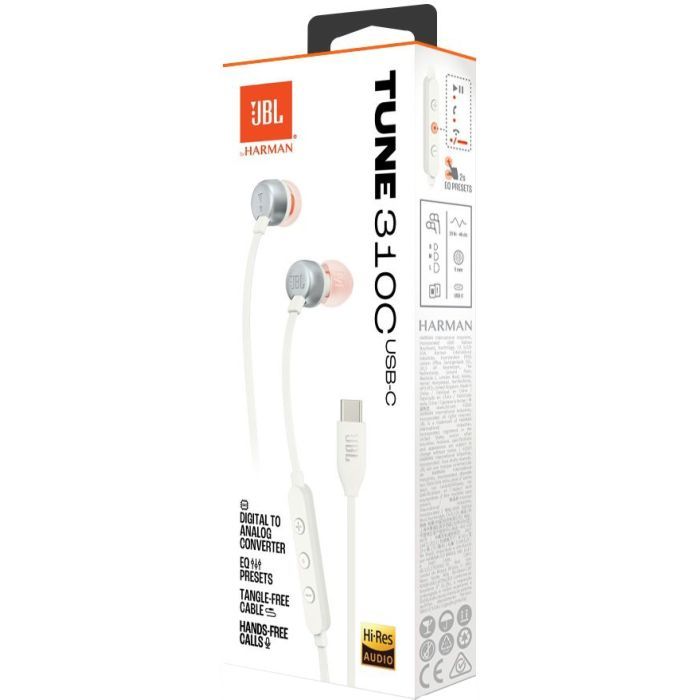 Наушники JBL Tune 310C USB-C Blue (JBLT310CBLU) изображение 9