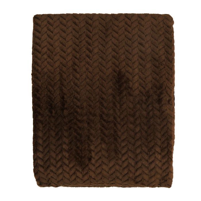 Плед Ardesto Jacquard Braid 160х200см, 100% поліестер, коричневий (ART0205JB) зображення 2