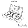 Настільна плита Minola TGH 300 BL зображення 6