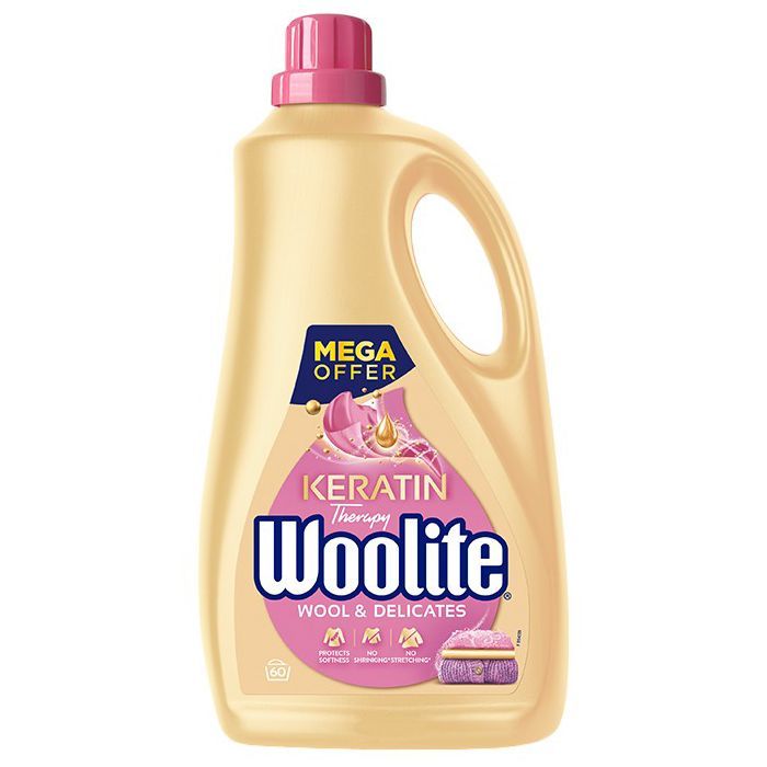 Гель для стирки Woolite Для шерсти и деликатных тканей С кератином 3.6 л (5900627090536)
