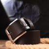 Ремень Grande Pelle Из натуральной кожи Коричневый (21461) изображение 10