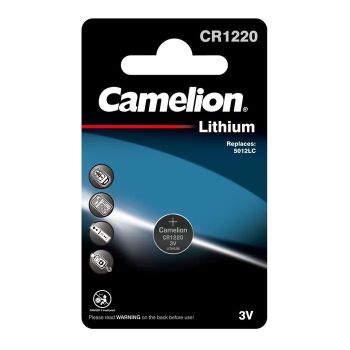 Батарейка CR 1220 Lithium * 1 Camelion (CR1220-BP1)