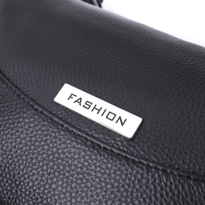 Сумка Vintage Из натуральной кожи Черная (22615) изображение 9