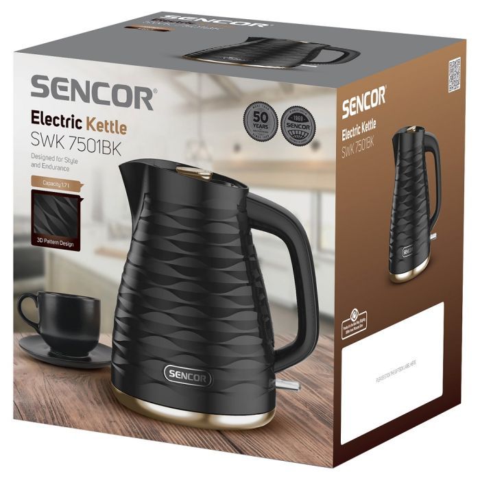 Електрочайник Sencor SWK 7501BK зображення 2
