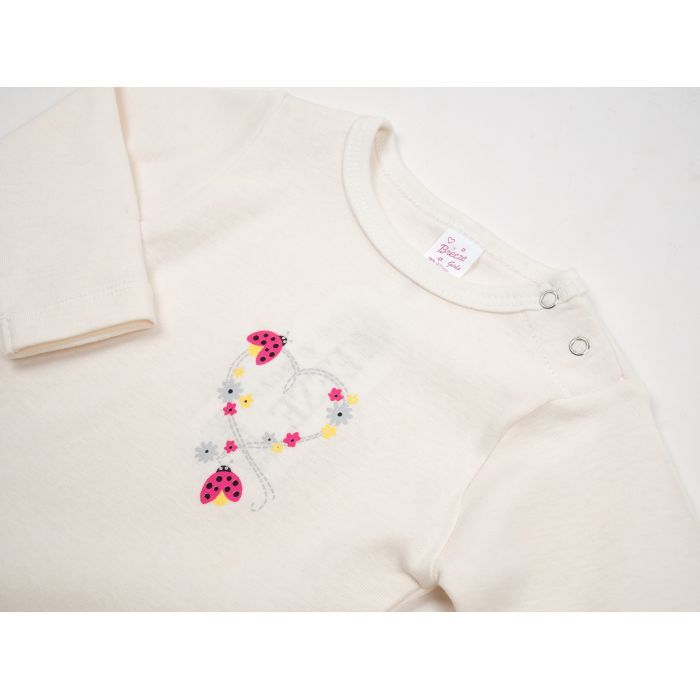 Боди детское Breeze с сердечком (1027-74G-cream) изображение 3