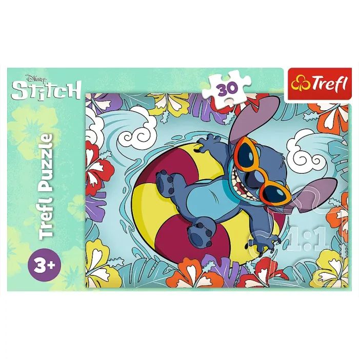 Пазл Trefl Lilo&Stitch В отпуске 30 элементов (5900511183054) изображение 3