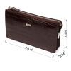 Гаманець Bond Accessories На два відділення з натуральної шкіри Коричнева (22046) зображення 3