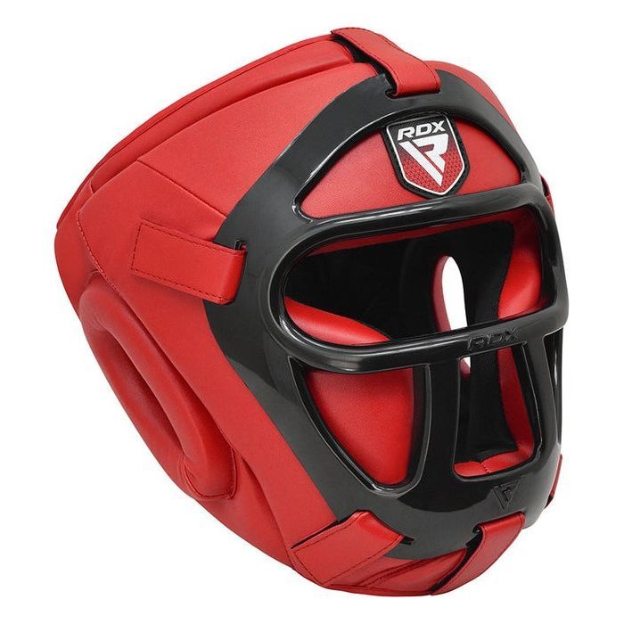 Боксерский шлем RDX T1 Grill Full Red L (HGR-T1FR-L) изображение 5