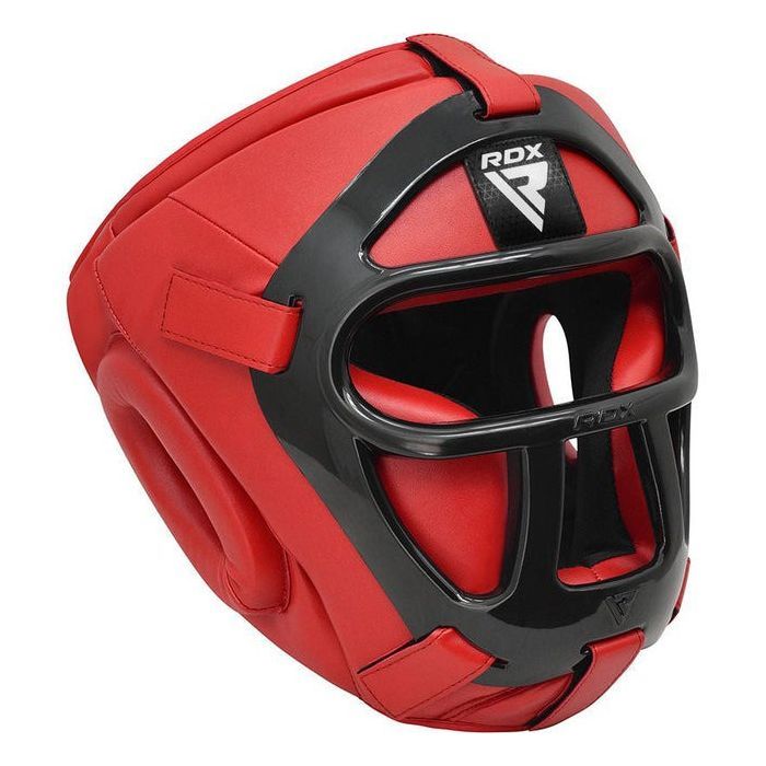 Боксерский шлем RDX T1 Grill Full Red L (HGR-T1FR-L) изображение 7