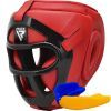 Боксерский шлем RDX T1 Grill Full Red L (HGR-T1FR-L)