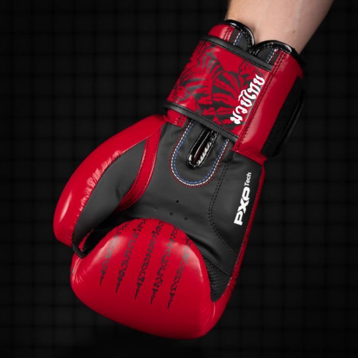 Боксерские перчатки Phantom Muay Thai Red 10 унцій (PHBG2505-10) изображение 10