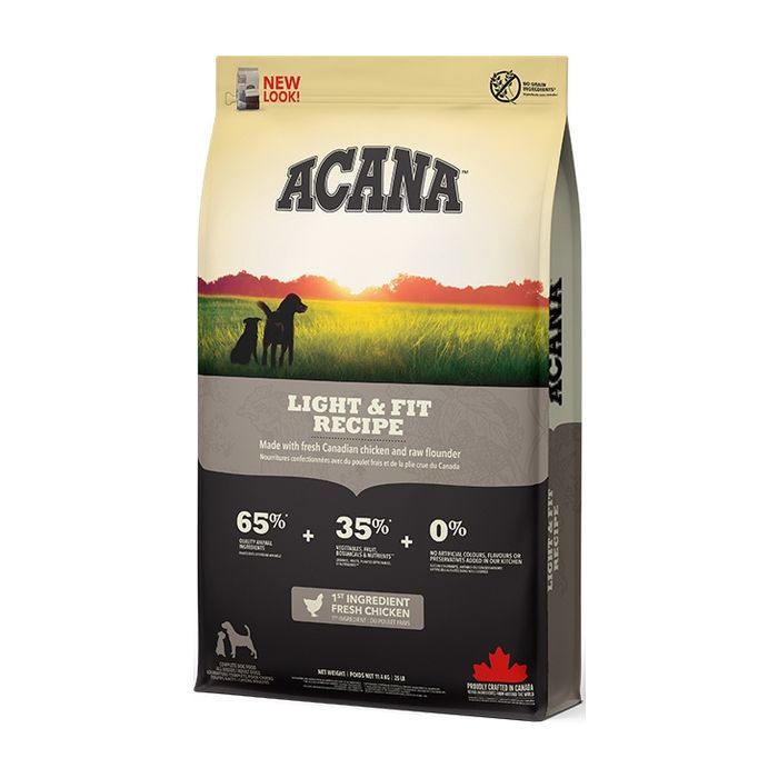 Сухой корм для собак ACANA Light&Fit Recipe 11.4 кг (0064992512118) изображение 3