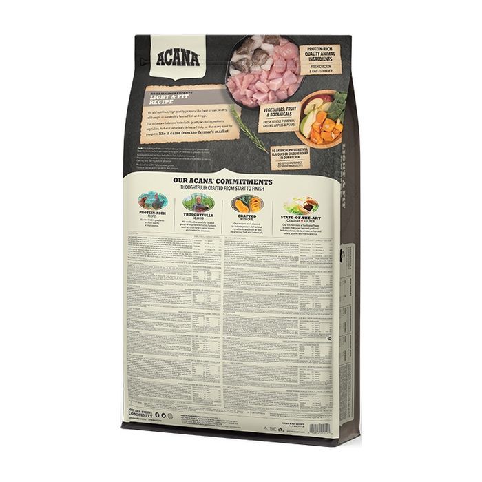 Сухой корм для собак ACANA Light&Fit Recipe 11.4 кг (0064992512118) изображение 4