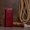 Гаманець ST Leather На кнопці Бордовий (19204) зображення 10