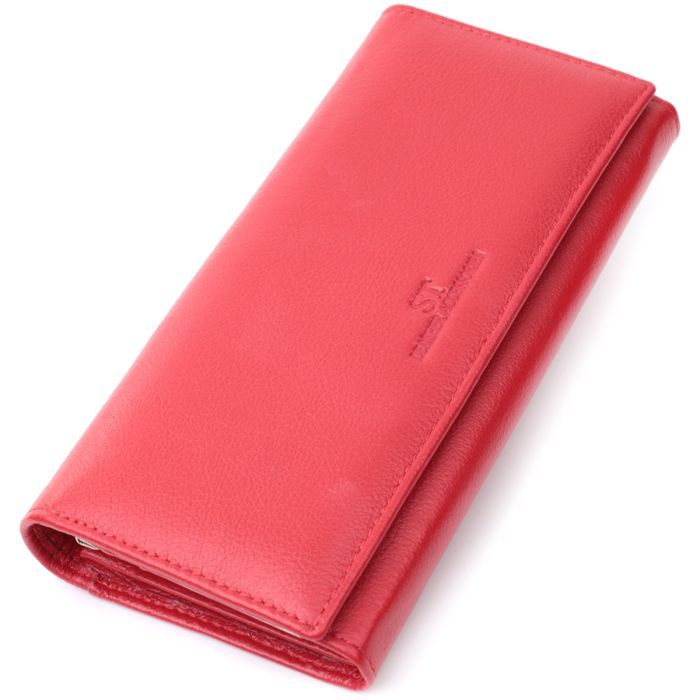 Кошелек ST Leather Из натуральной кожи Красный (22675)