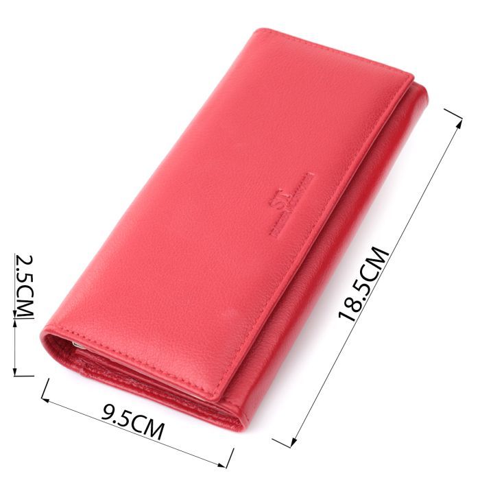 Кошелек ST Leather Из натуральной кожи Красный (22675) изображение 3