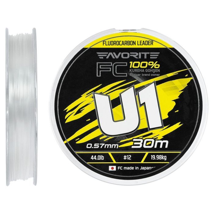 Флюорокарбон Favorite U1 FC 30m 3.0/0.285mm 13.2lb/5.97kg (1693.12.14)