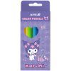 Карандаши цветные Kite Kuromi. HK-2 12 кольорів (HK25-051-2)