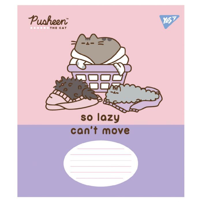 Тетрадь Yes Pusheen The Cat А5 12 листов клетка (767612) изображение 2