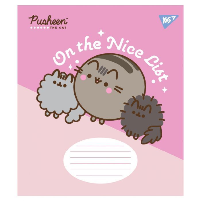 Тетрадь Yes Pusheen The Cat А5 12 листов клетка (767612) изображение 5
