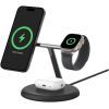Зарядное устройство Belkin 3in1 Magnetic Adjustable Pad Qi2 15W Black (WIZ023VFBK) изображение 2