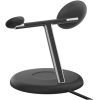 Зарядное устройство Belkin 3in1 Magnetic Adjustable Pad Qi2 15W Black (WIZ023VFBK) изображение 4