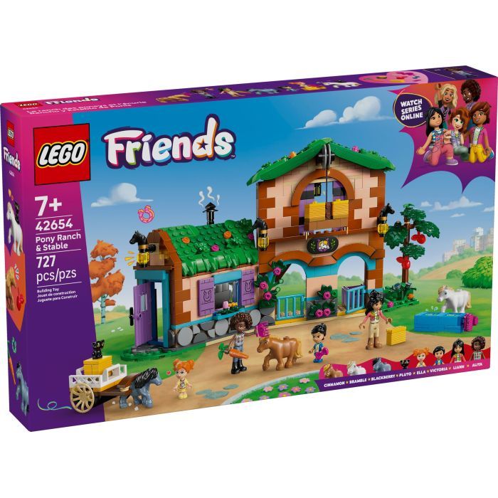 Конструктор LEGO Friends Ранчо и конюшня пони (42654)