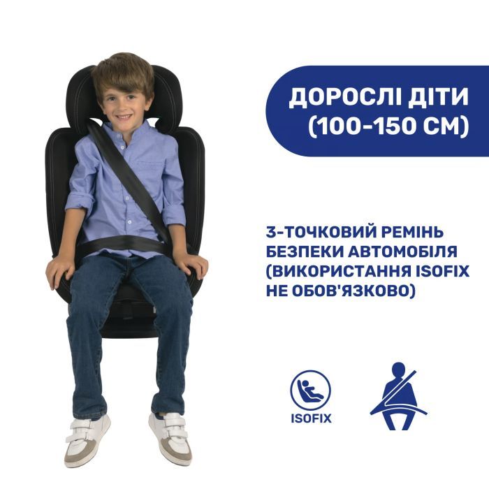 Автокресло Chicco Mokita i-Size, гр. 1/2/3, чорне (8058664167401) (87033.95) изображение 6