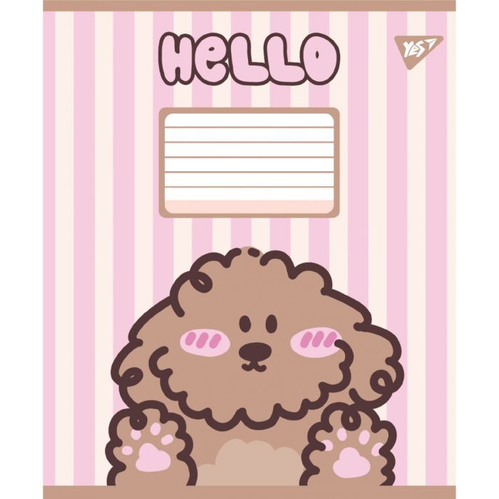 Зошит Yes Hello Puppy А5 24 аркушів клітинка (767810) зображення 2