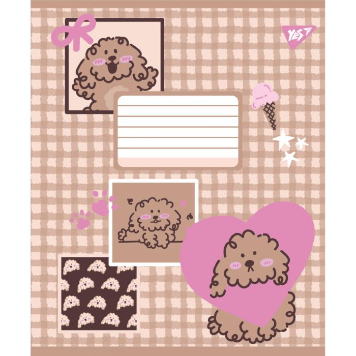 Зошит Yes Hello Puppy А5 24 аркушів клітинка (767810) зображення 4