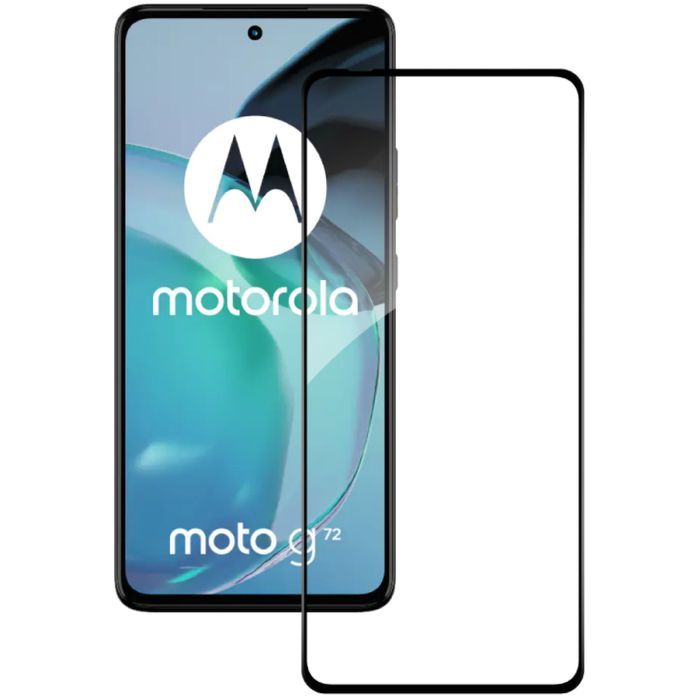 Стекло защитное ACCLAB Full Glue Moto G72 Black (1283126583025) изображение 2