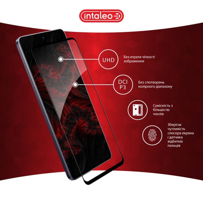 Скло захисне Intaleo Full Glue Realme 13 5G Black (1283126607585) зображення 4