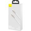 Дата кабель USB-C to Lightning 1.0m Cafule Metal PD 20W white Baseus (CATLJK-A02) зображення 9