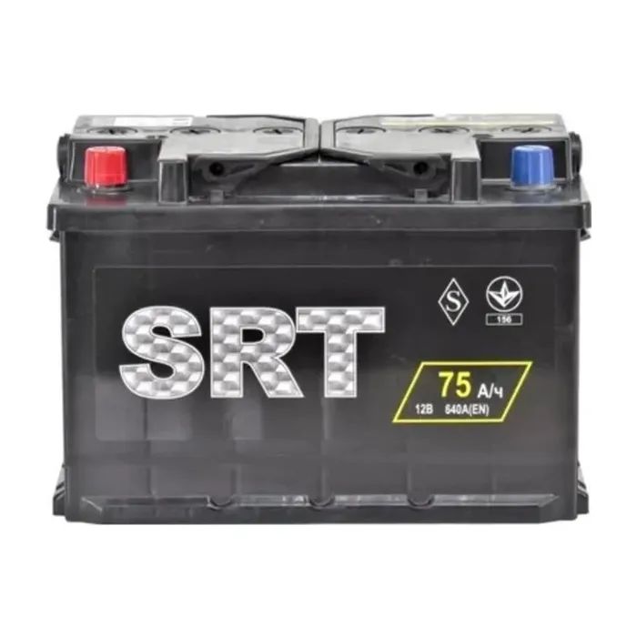 Аккумулятор автомобильный SRT 6СТ-75АЗ (1) (+/-) (L3) 640А 12V (E)