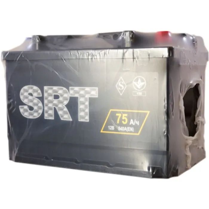 Аккумулятор автомобильный SRT 6СТ-75АЗ (1) (+/-) (L3) 640А 12V (E) изображение 2
