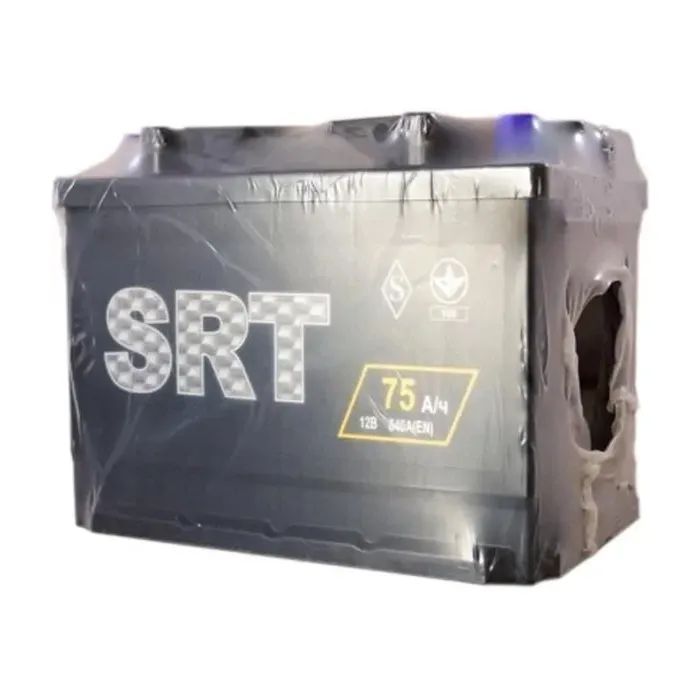 Аккумулятор автомобильный SRT 6СТ-75АЗ (1) (+/-) (L3) 640А 12V (E) изображение 2