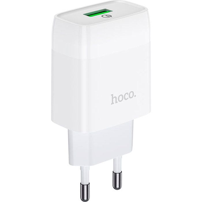 Зарядное устройство HOCO C72Q Glorious USB QC3.0 18W White (6931474732514)