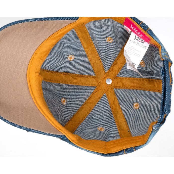 Кепка детская Kitti джинсовая (Y9150-9-48G-blue) изображение 4