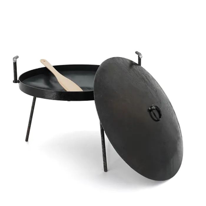 Сковорода туристическая SHOP PAN з диска борони 40см + кришка (SPS40+)